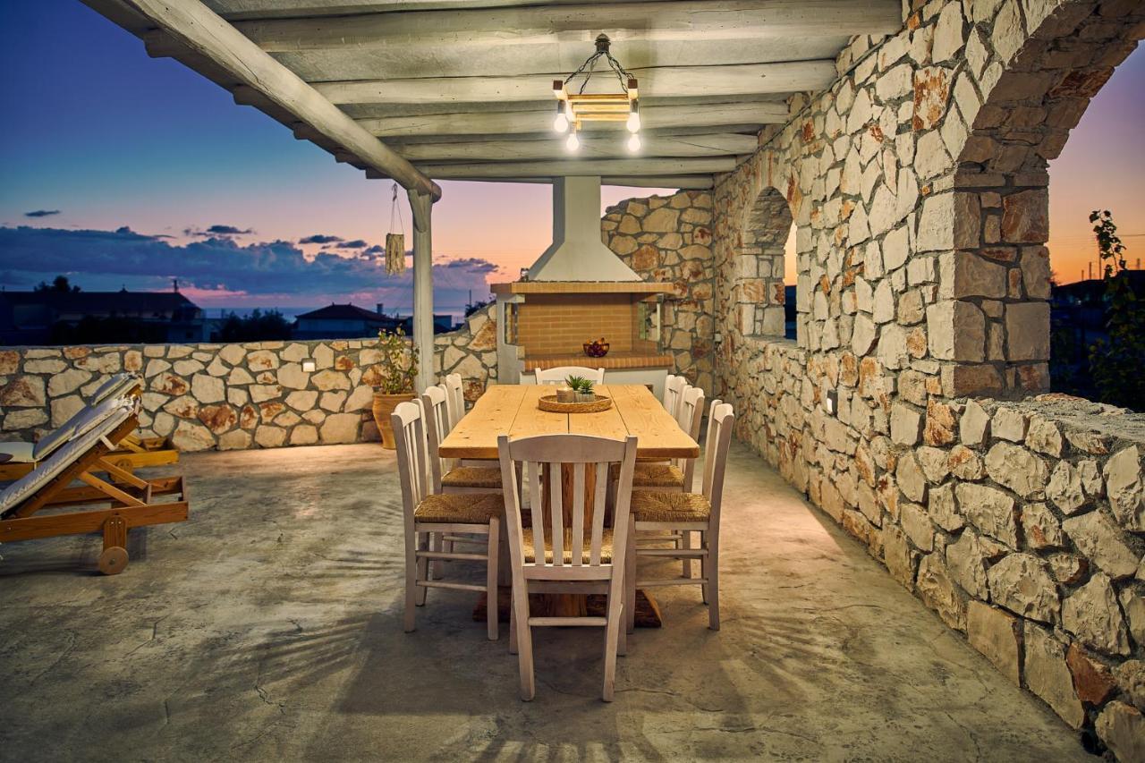 Ioanna Chateau - Luxury Stone Villa Maries  Exterior photo
