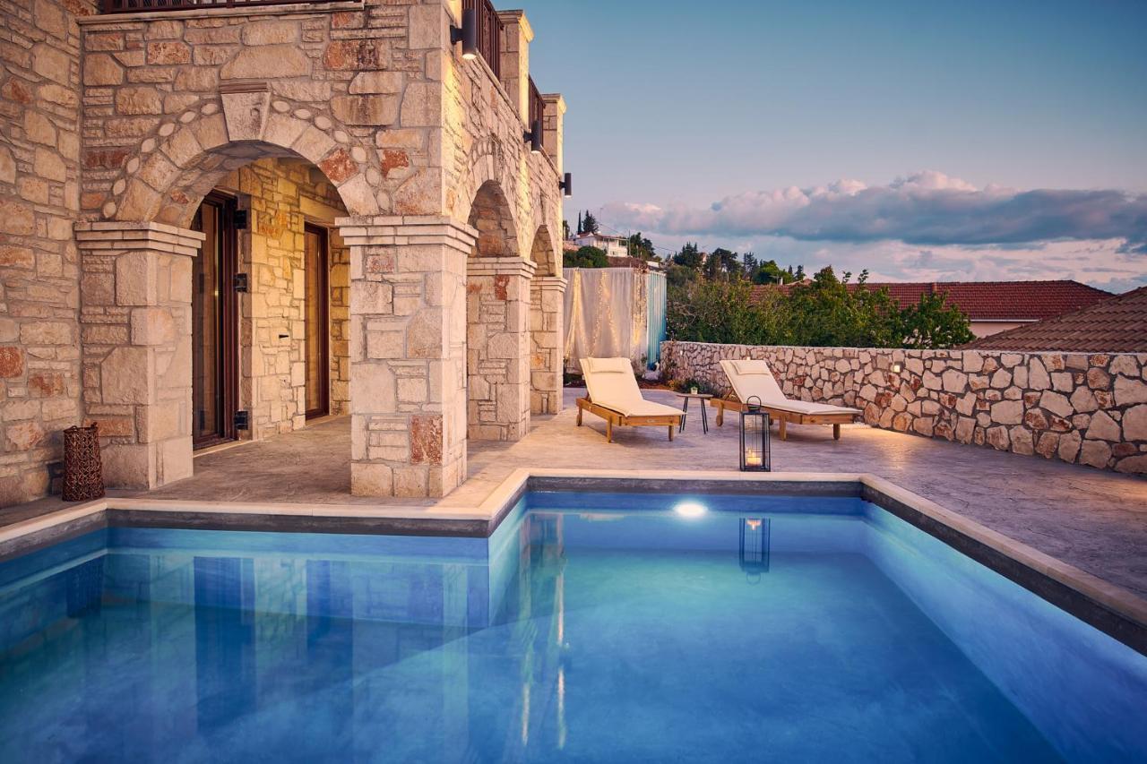 Ioanna Chateau - Luxury Stone Villa Maries  Exterior photo