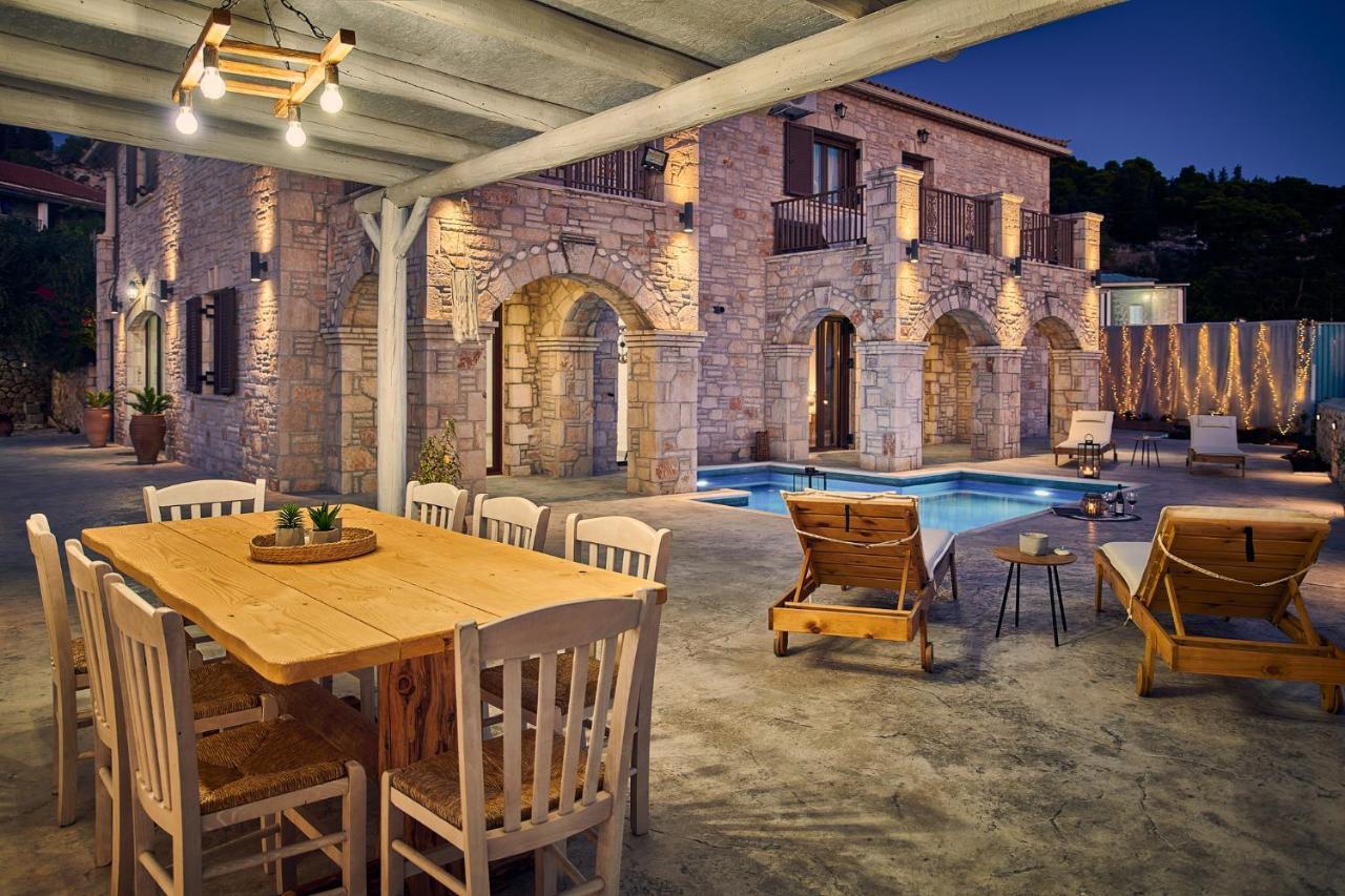 Ioanna Chateau - Luxury Stone Villa Maries  Exterior photo