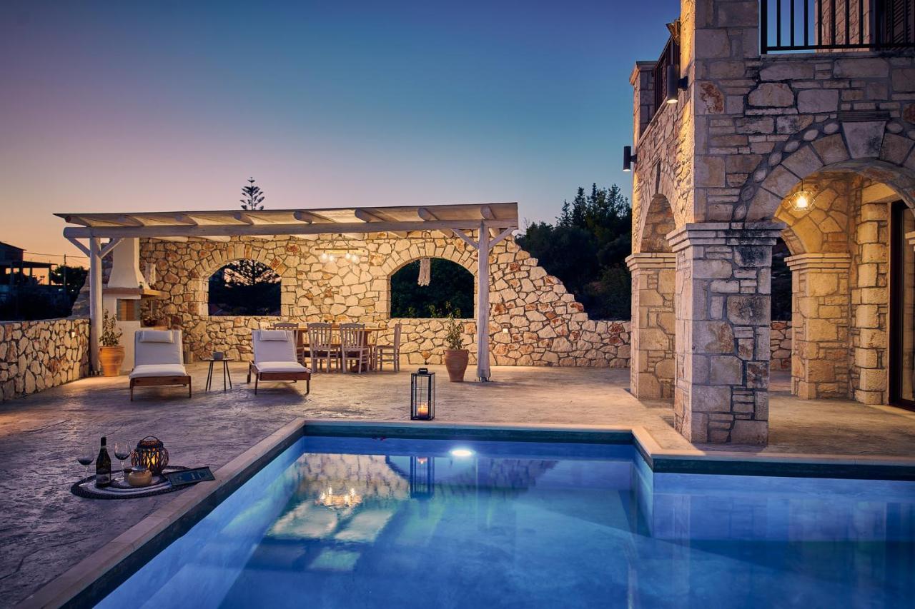 Ioanna Chateau - Luxury Stone Villa Maries  Exterior photo