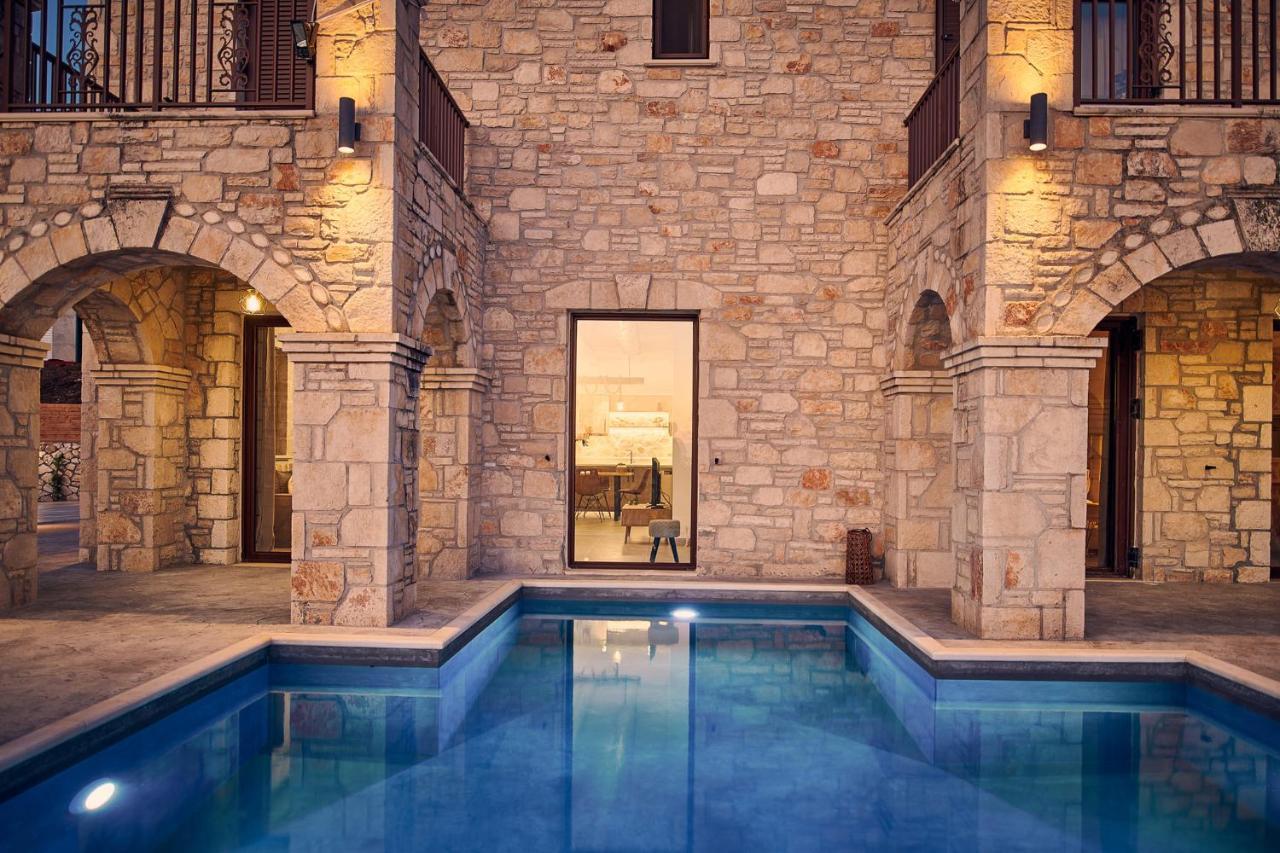 Ioanna Chateau - Luxury Stone Villa Maries  Exterior photo